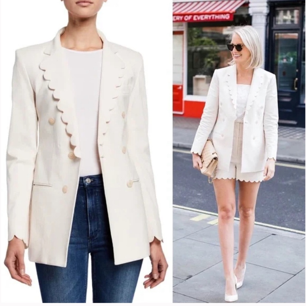 Rebecca Taylor Scalloped Blazer
